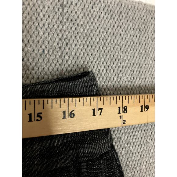 Larry Levine Stretch Pants Womens 14 34X30 Charcoal Gray Comfort Casual Wide Leg - Picture 7 of 11